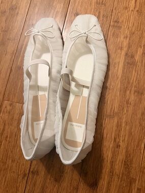 Dolce Vita Raeven Ballet Flats White Tulle